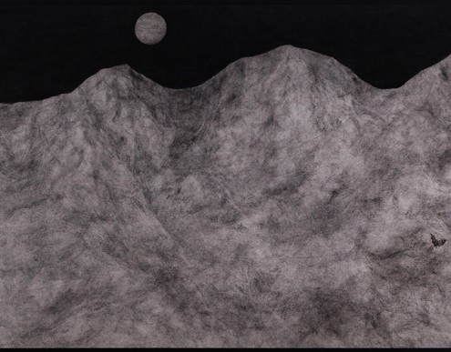 Recent drawings : Moon Mirrors Mountains