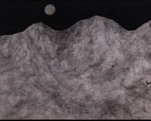 Recent drawings : Moon Mirrors Mountains